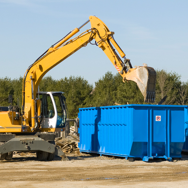 what are the rental fees for a residential dumpster in White Haven PA